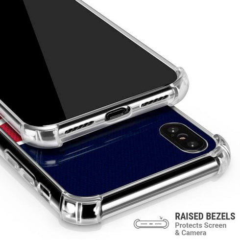 NFL Houston Texans Zone Block iPhone XS Max Clear Case